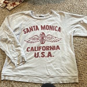 Distressed sweatshirt. Bought from Free People but Retrobrand